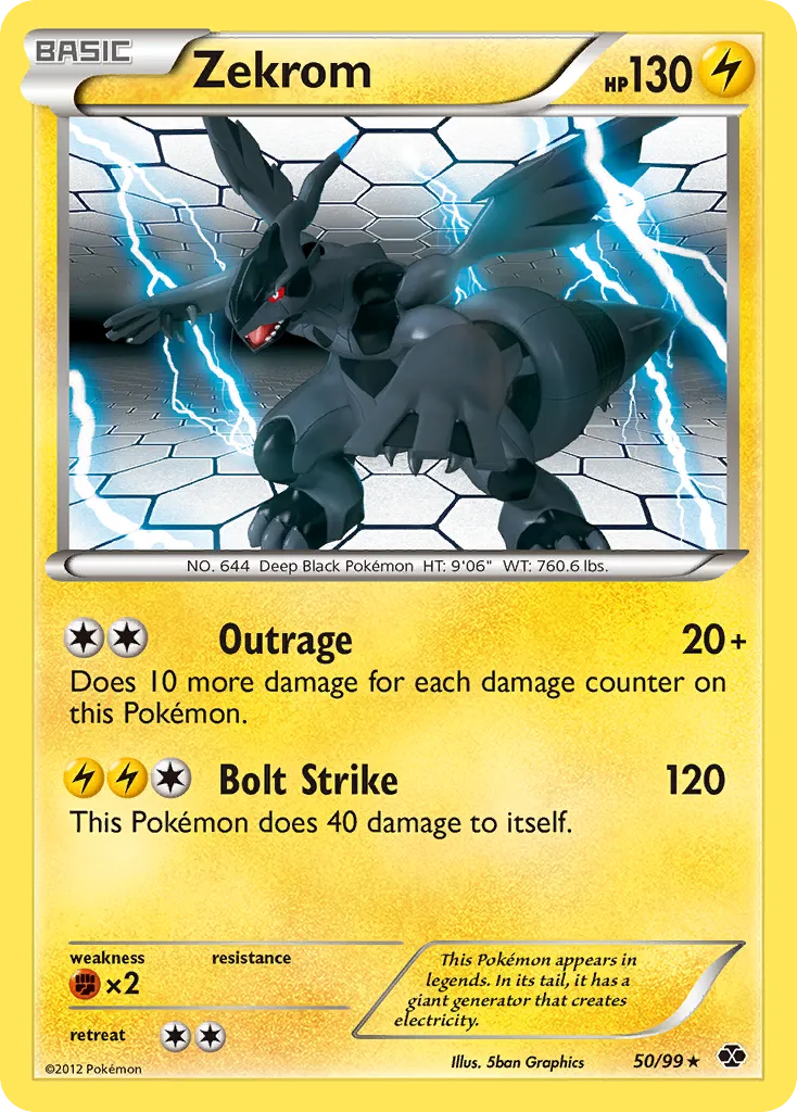 Zekrom — Next Destinies — Pokemon
