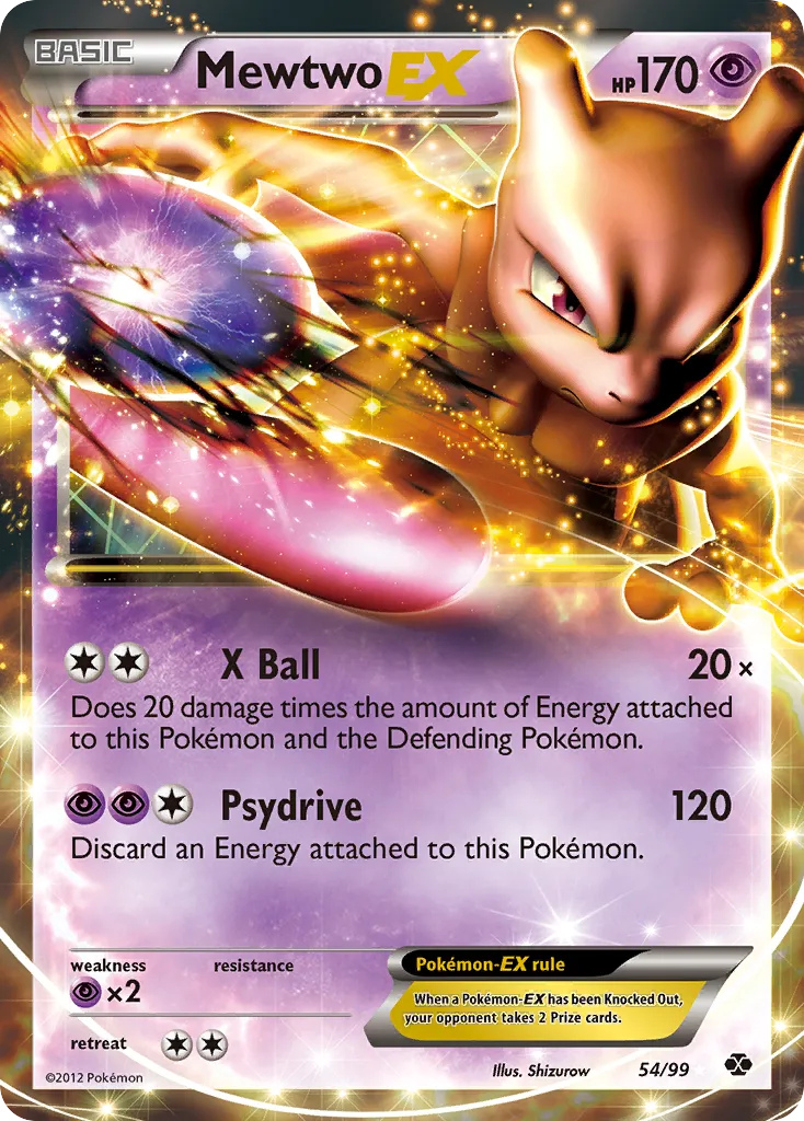 Mewtwo EX — Next Destinies — Pokemon