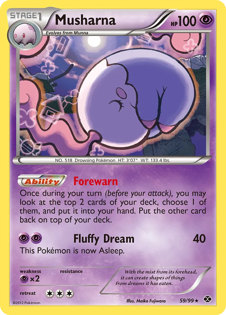 Musharna — Next Destinies — Pokémon