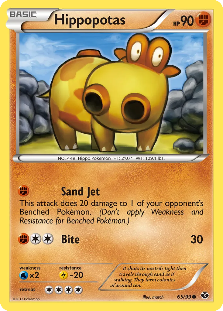 Hippopotas — Next Destinies — Pokémon