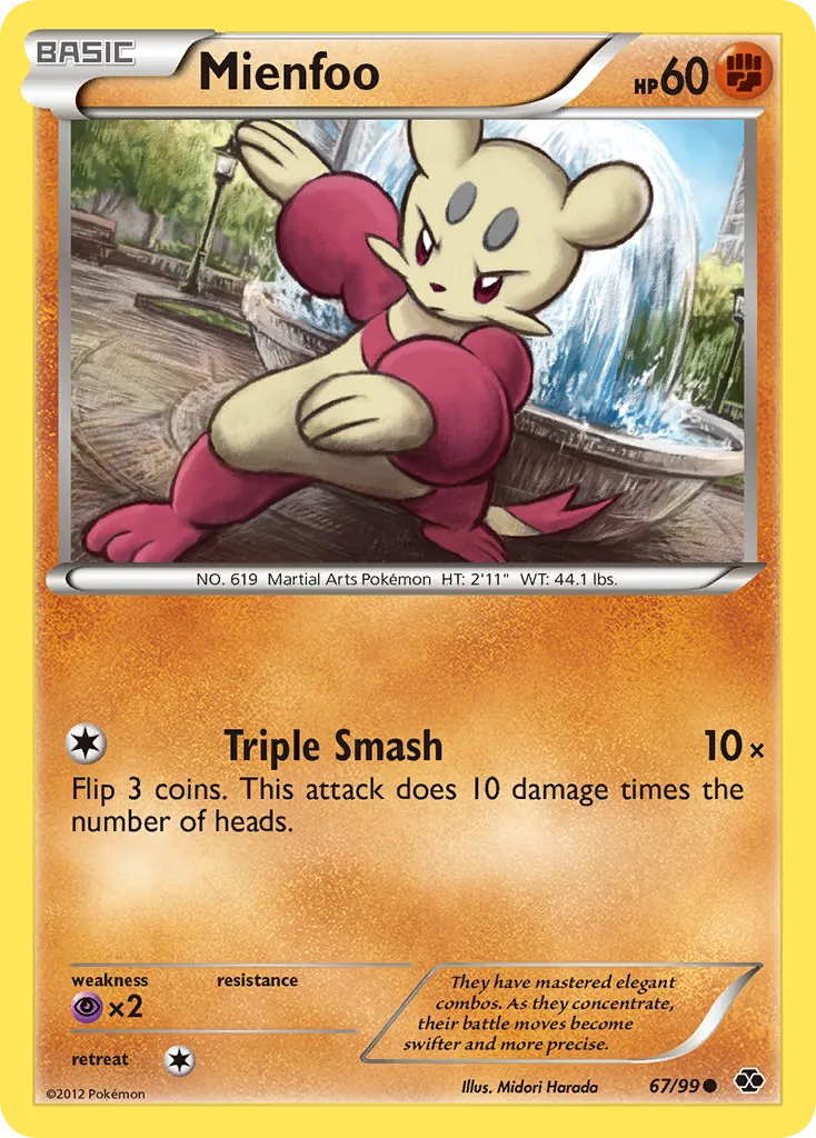 Mienfoo — Next Destinies — Pokémon