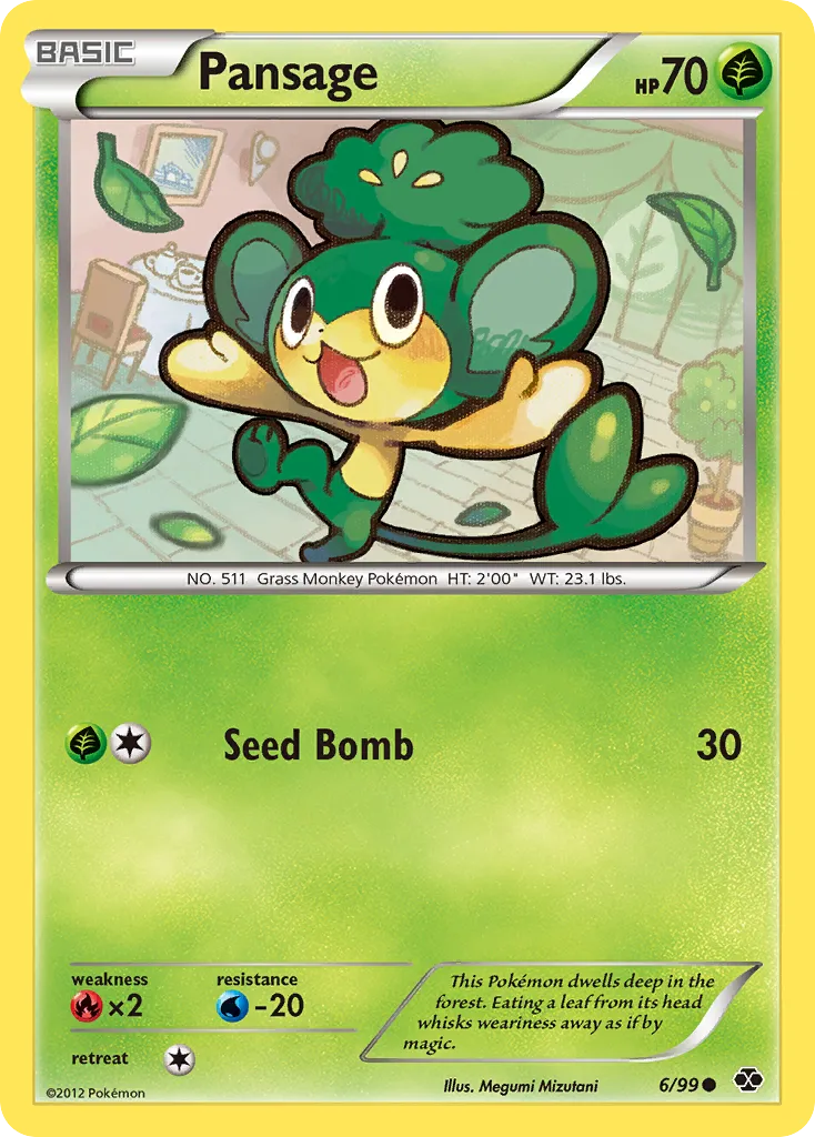 Pansage — Next Destinies — Pokémon