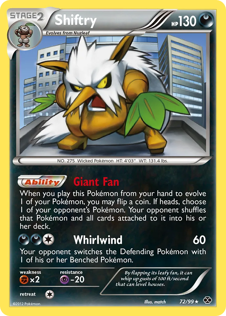 Shiftry — Next Destinies — Pokémon