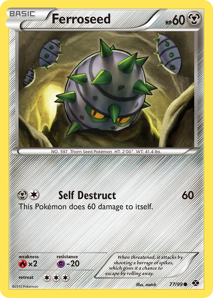 Ferroseed — Next Destinies — Pokémon