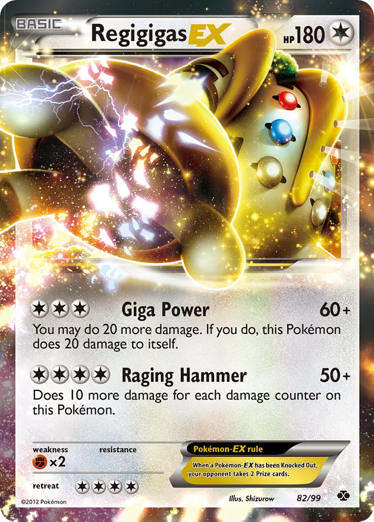 Regigigas EX — Next Destinies — Pokémon