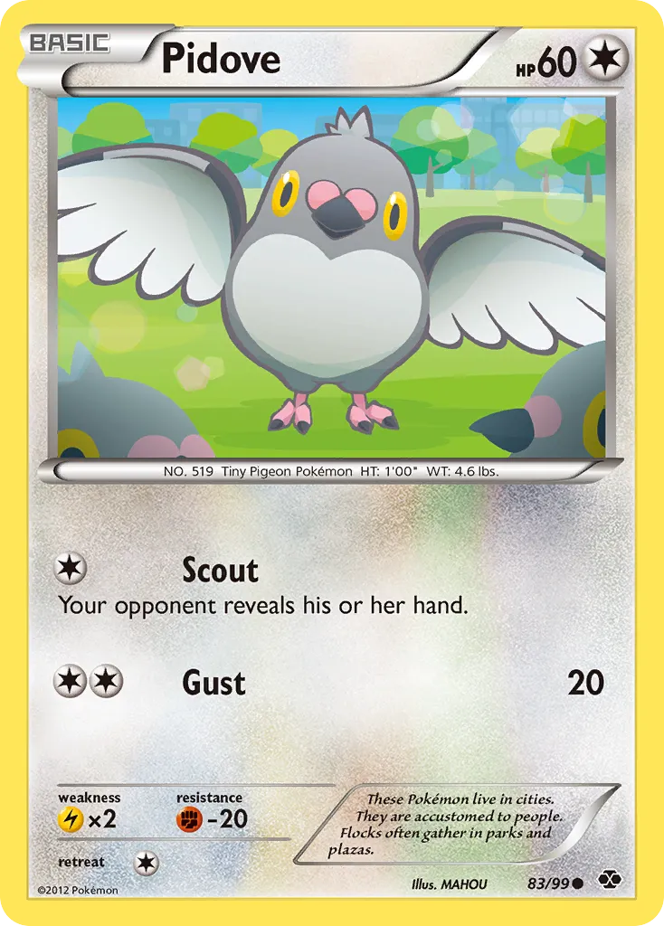 Pidove — Next Destinies — Pokémon