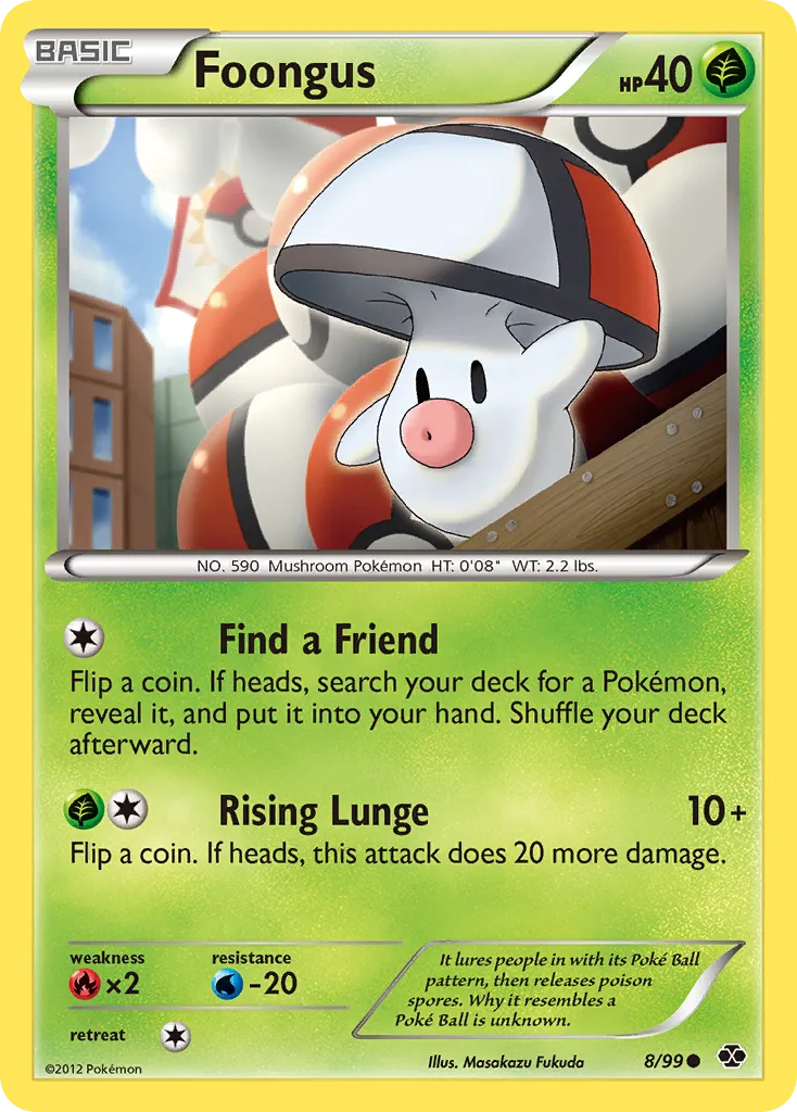 Foongus — Next Destinies — Pokémon