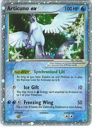 Articuno ex from Nintendo Promos - Pokemon