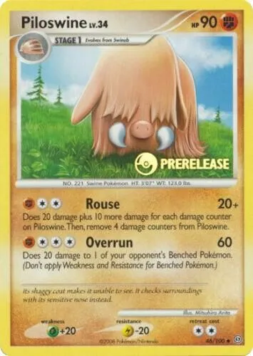 Cochignon Lv.34 — Nintendo Promos — Pokémon