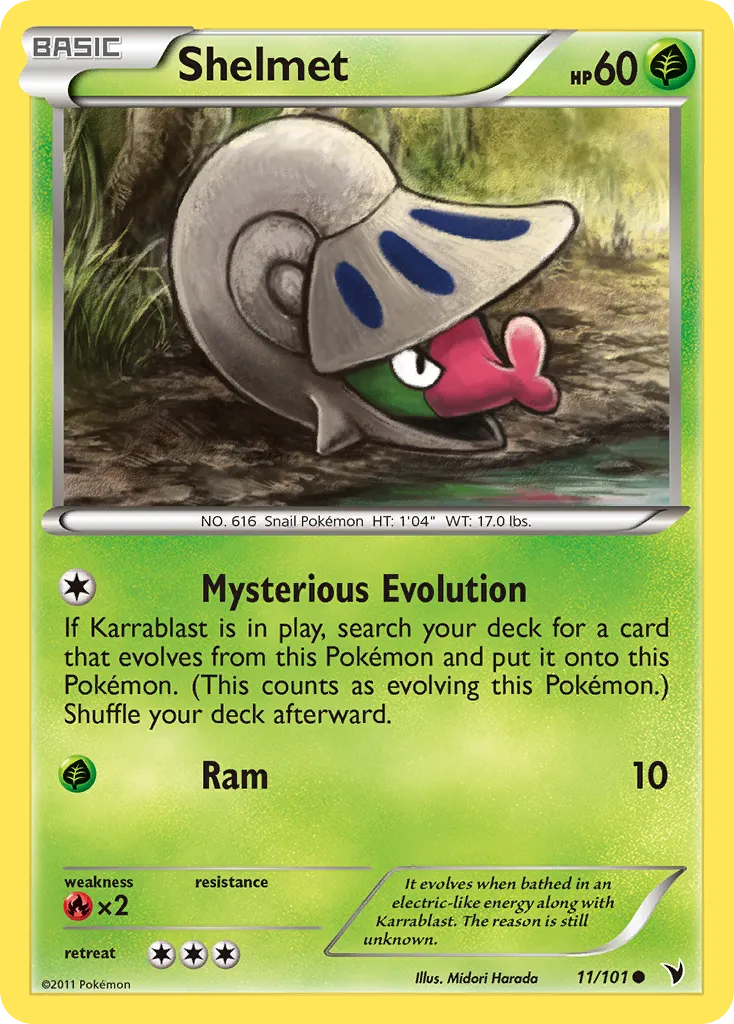 Shelmet — Noble Victories — Pokémon