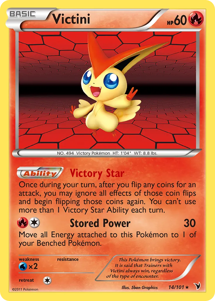 Victini — Noble Victories — Pokémon