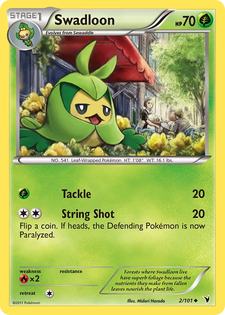 Swadloon — Noble Victories — Pokemon