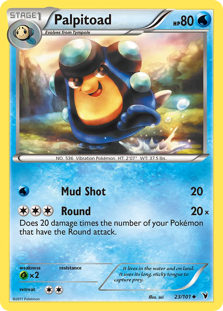 Palpitoad — Noble Victories — Pokemon