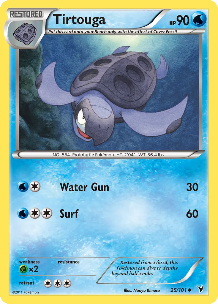 Tirtouga — Noble Victories — Pokemon