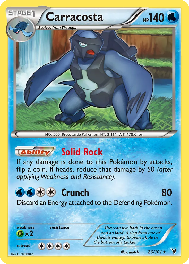 Carracosta — Noble Victories — Pokémon