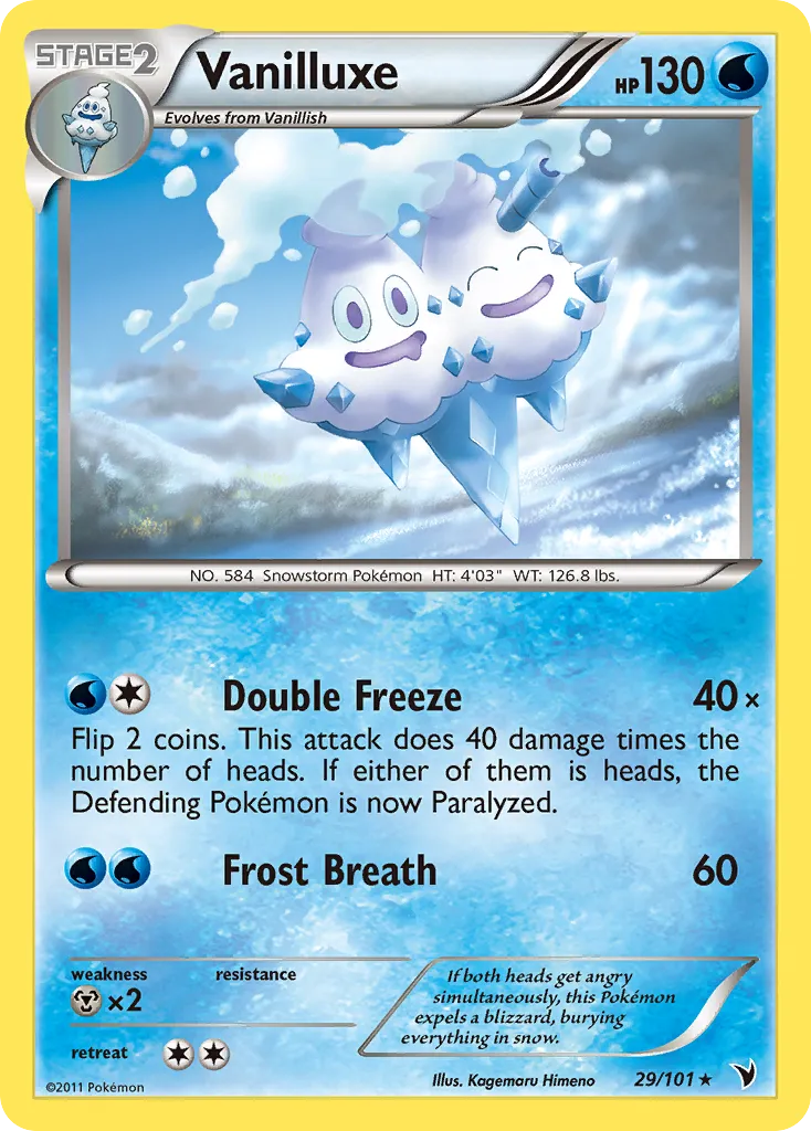 Vanilluxe — Noble Victories — Pokemon