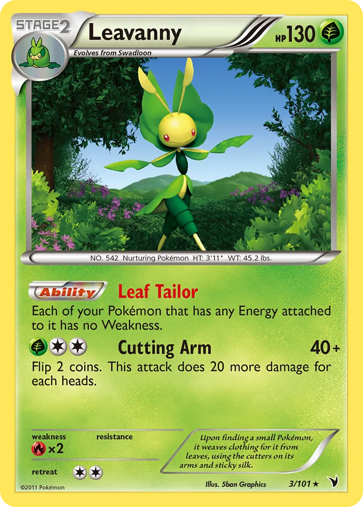 Leavanny — Noble Victories — Pokemon