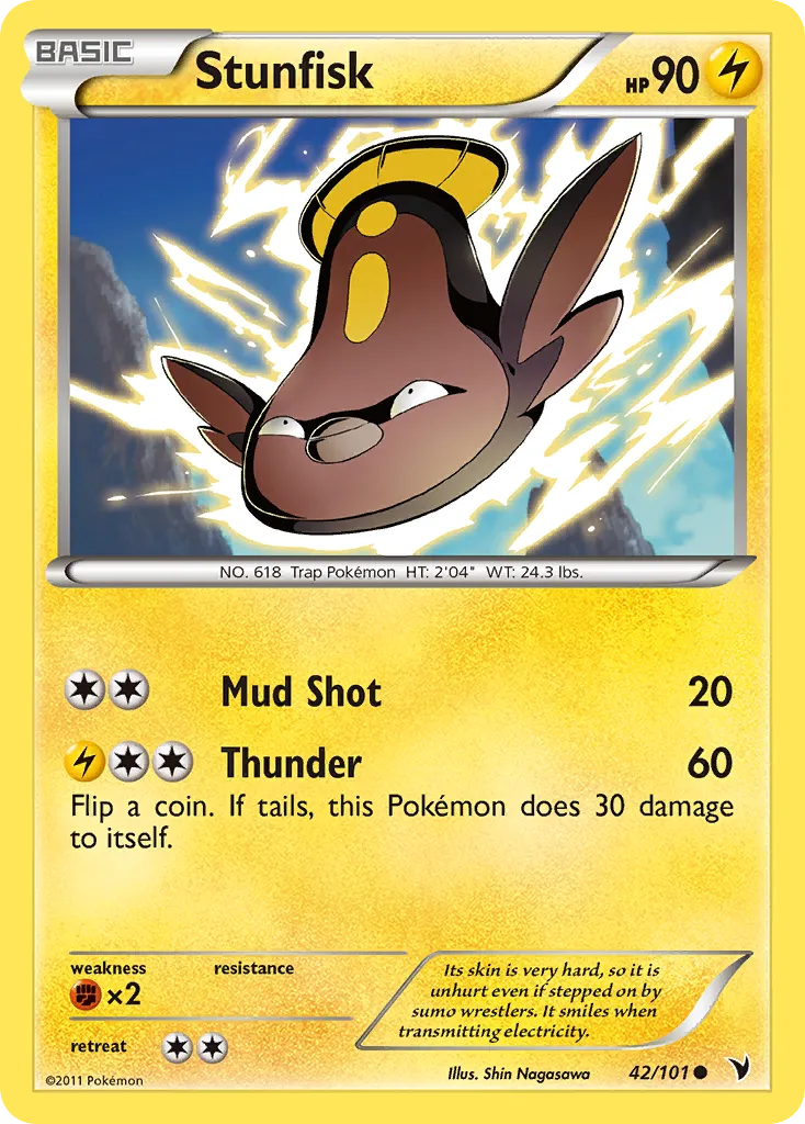 Stunfisk — Noble Victories — Pokémon