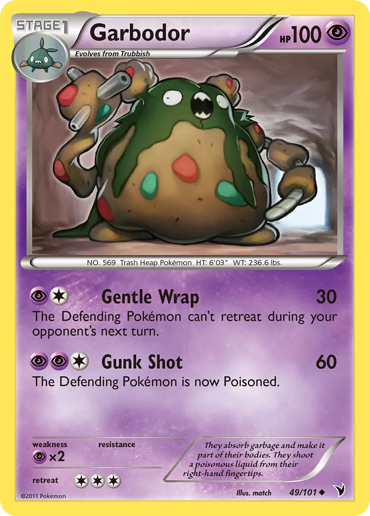 Garbodor — Noble Victories — Pokémon
