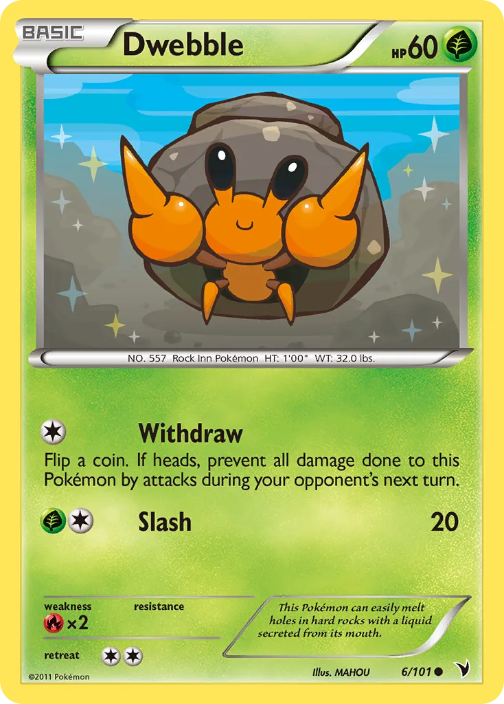 Dwebble — Noble Victories — Pokemon