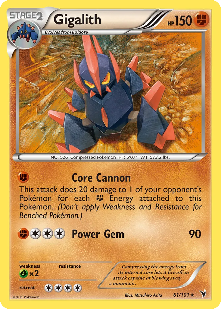 Gigalith — Noble Victories — Pokemon