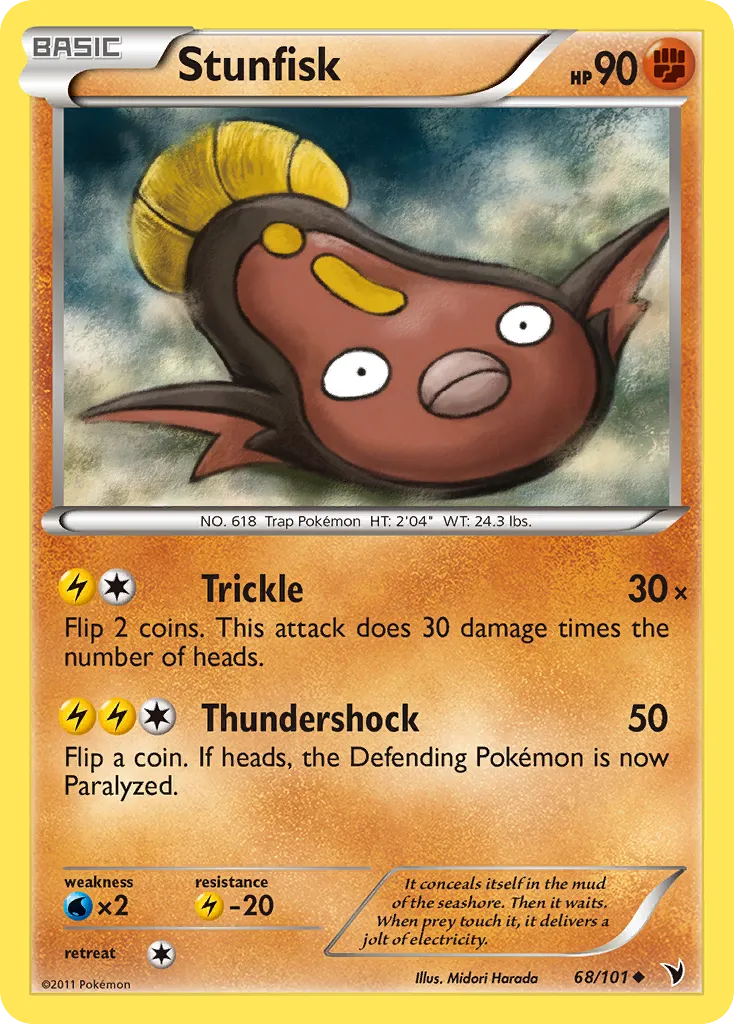Stunfisk — Noble Victories — Pokemon