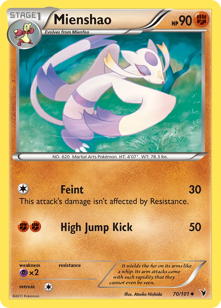 Mienshao — Noble Victories — Pokemon