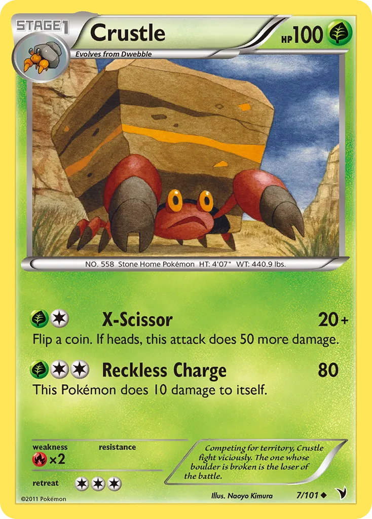 Crustle — Noble Victories — Pokemon