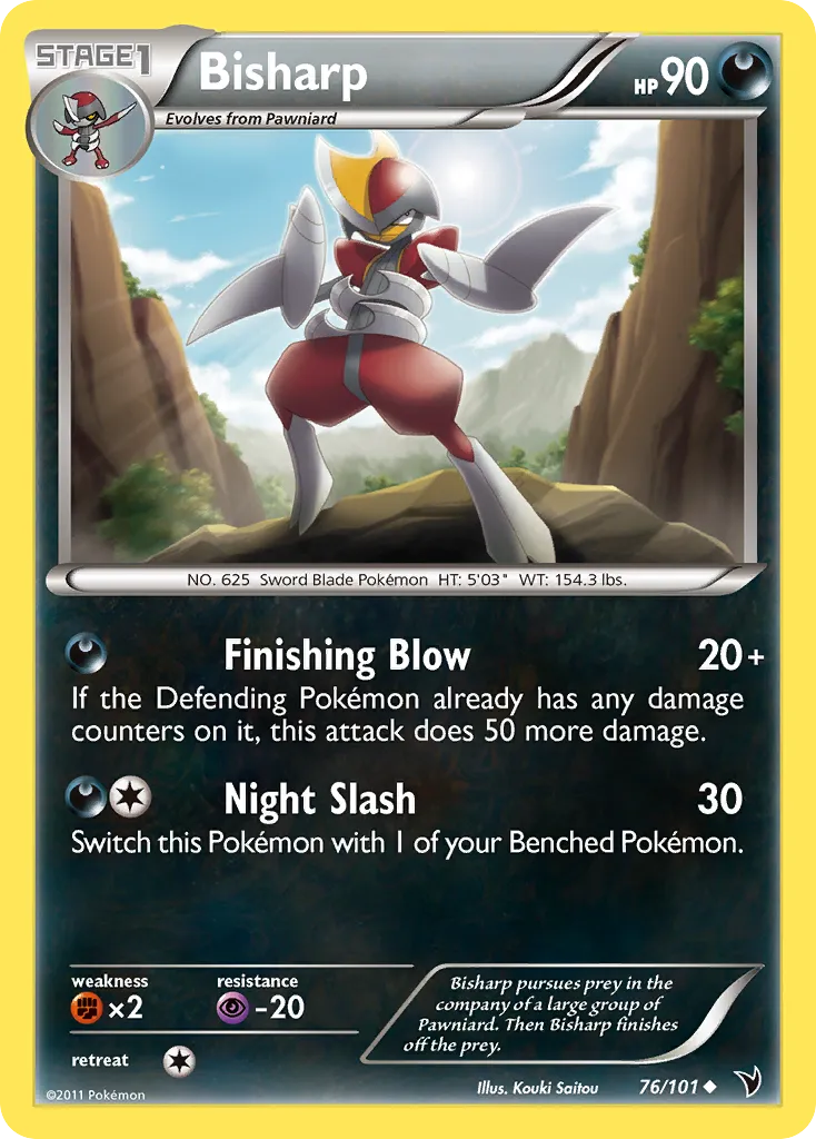 Bisharp — Noble Victories — Pokemon