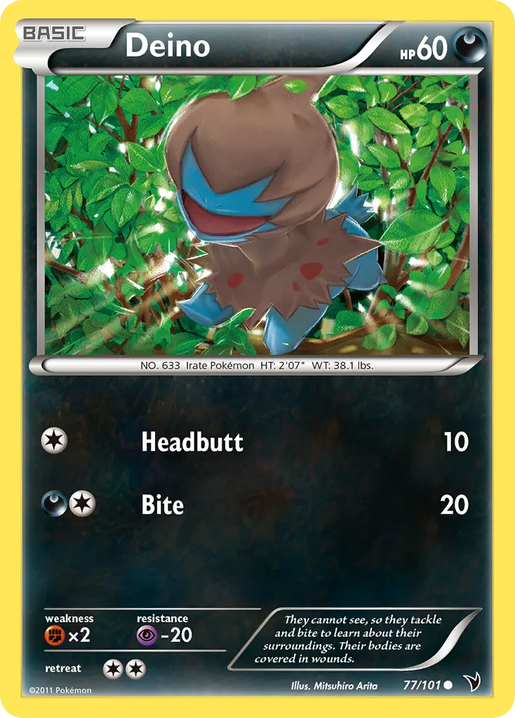 Deino — Noble Victories — Pokemon