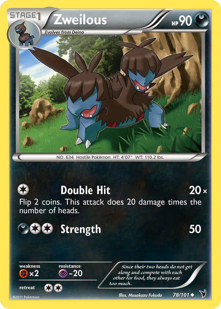 Zweilous — Noble Victories — Pokemon