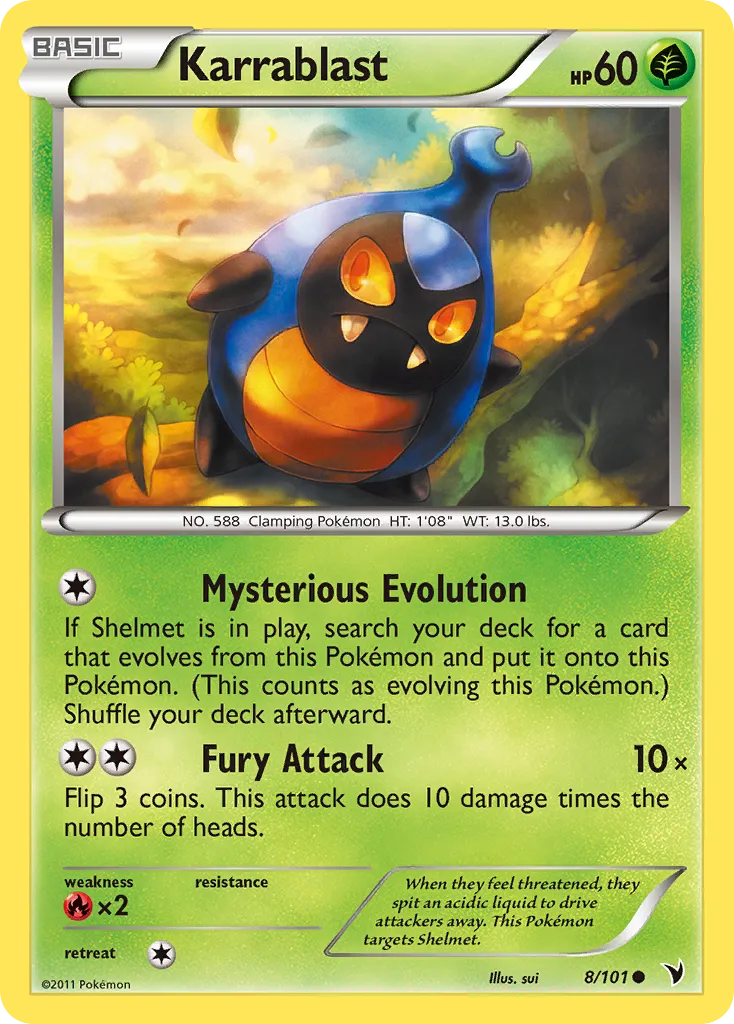 Karrablast — Noble Victories — Pokemon