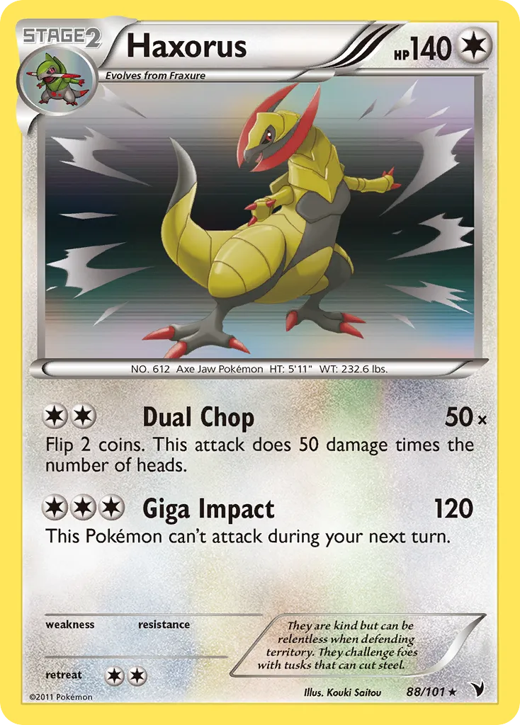 Haxorus — Noble Victories — Pokemon