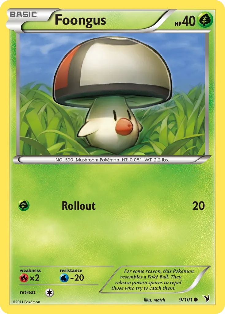 Foongus — Noble Victories — Pokémon