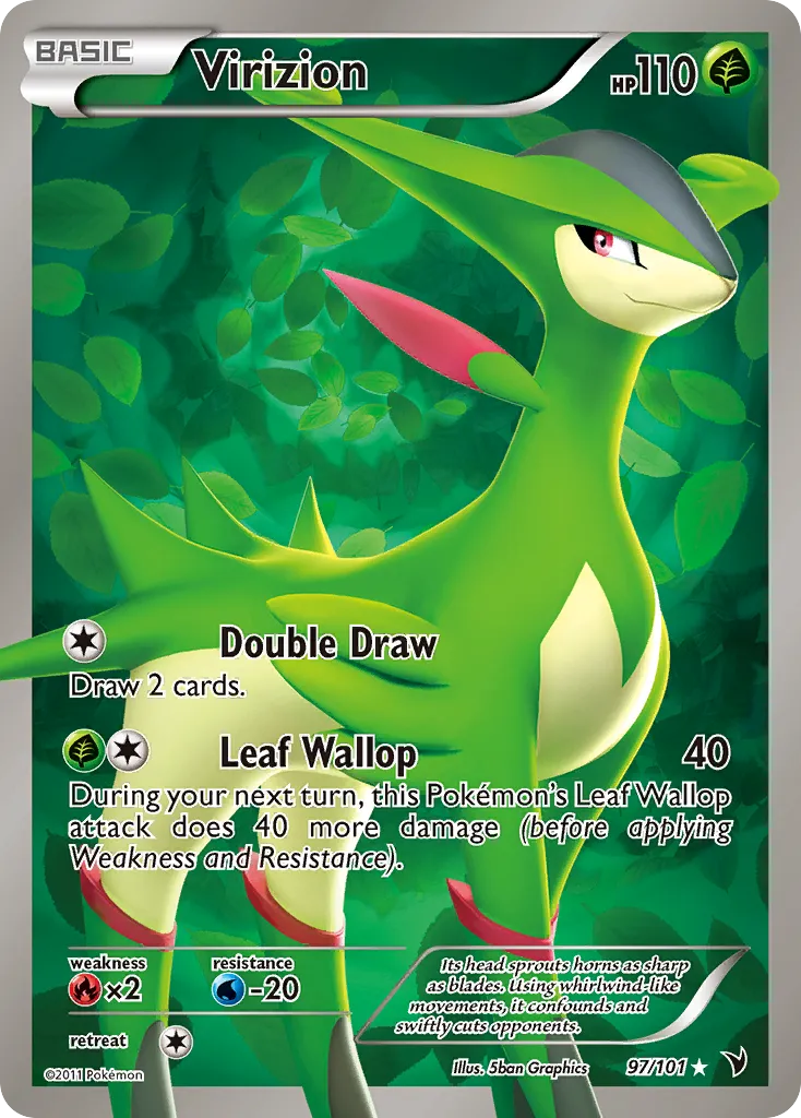 Virizion — Noble Victories — Pokemon