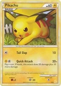 Pikachu — HGSS Trainer Kit: Gyarados & Raichu — Pokémon