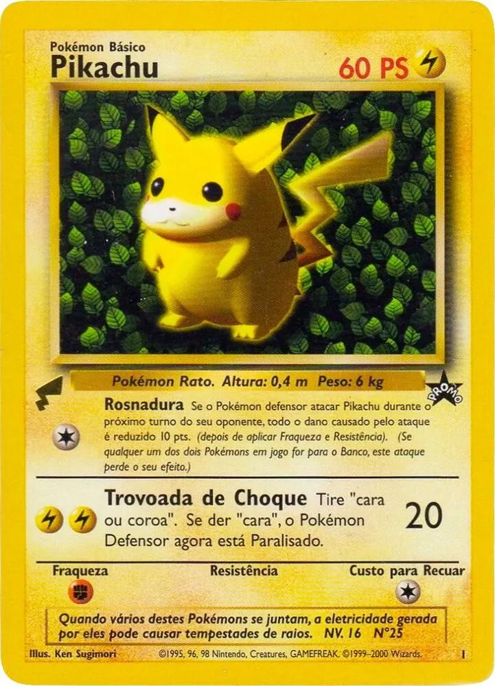 Pikachu — Pikachu World Collection Promos — Pokémon
