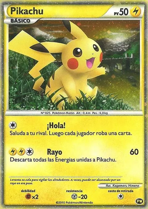 Pikachu — Pikachu World Collection Promos — Pokemon