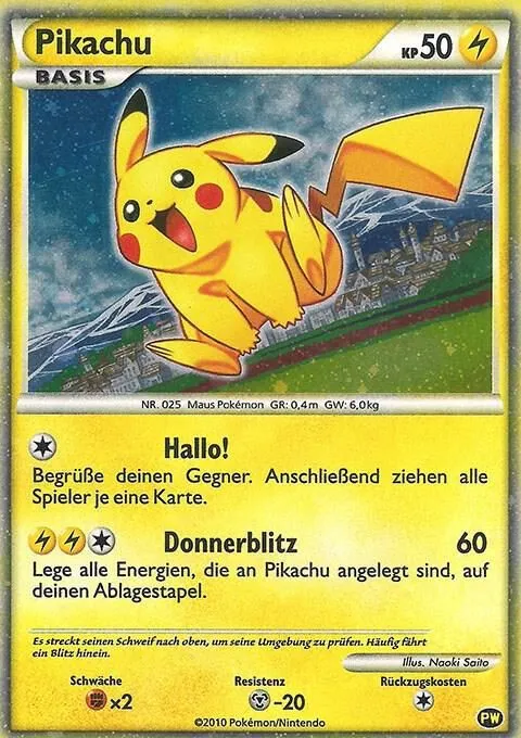 Pikachu — Pikachu World Collection Promos — Pokemon