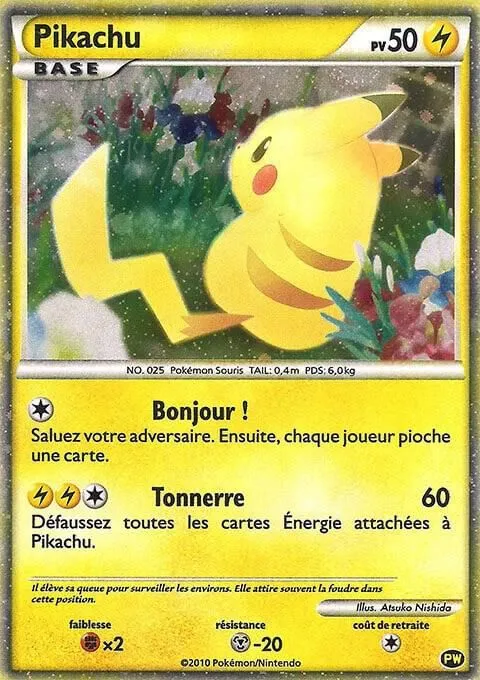 Pikachu — Pikachu World Collection Promos — Pokemon
