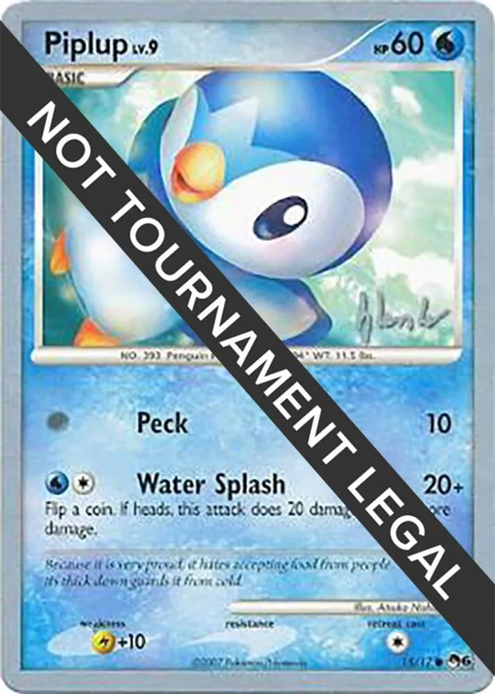Piplup — World Championship Decks — Pokemon