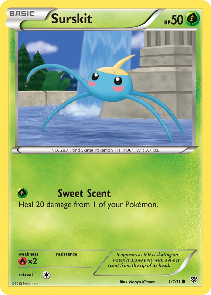 Surskit — Plasma Blast — Pokémon