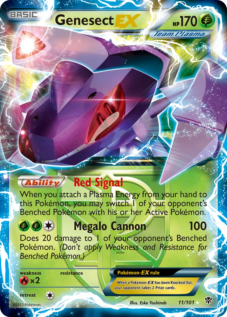 Genesect EX — Plasma Blast — Pokémon