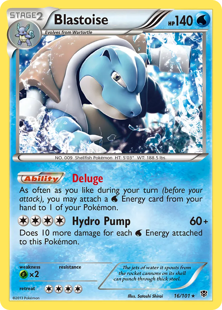 Blastoise — Plasma Blast — Pokémon