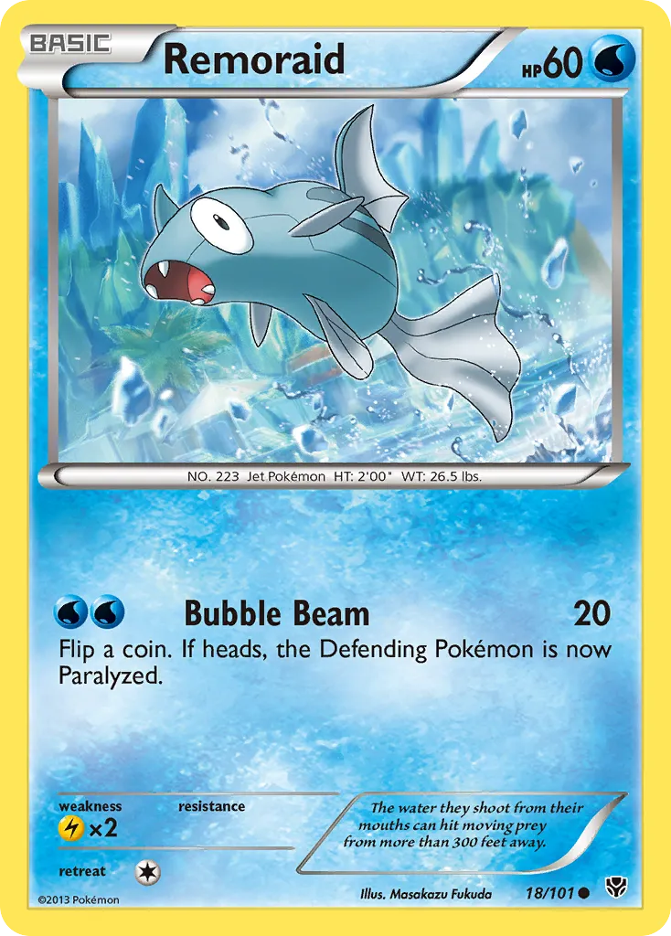 Remoraid — Plasma Blast — Pokémon
