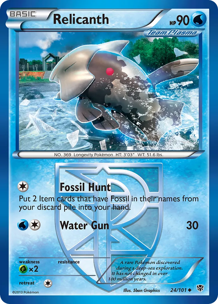 Relicanth — Plasma Blast — Pokémon