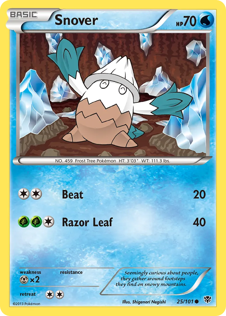 Snover — Plasma Blast — Pokémon