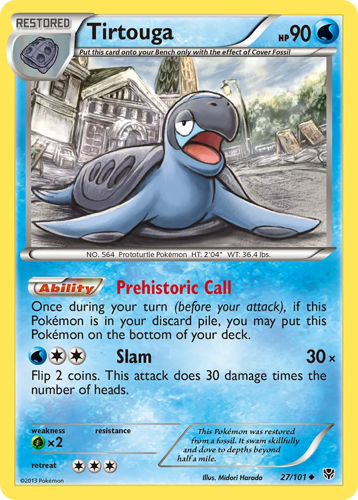 Tirtouga — Plasma Blast — Pokemon
