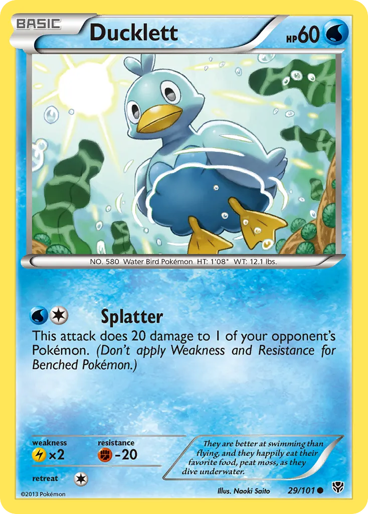 Ducklett — Plasma Blast — Pokemon