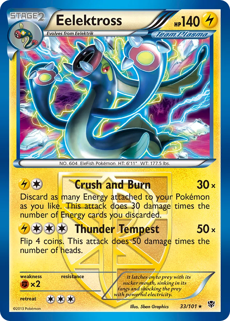 Eelektross — Plasma Blast — Pokémon